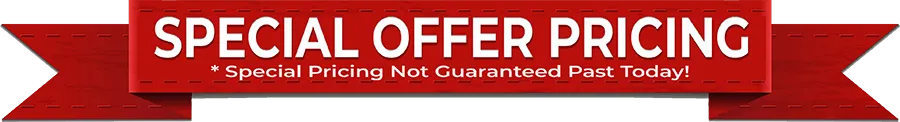 Special offer pricing: Limited time discount available today